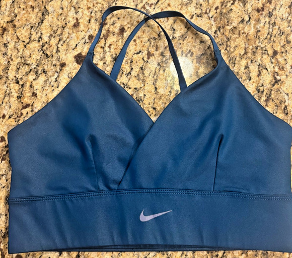 Nike Other - NIKE Women's Indy Textured Shine Light Support Sports Bra Small Teal